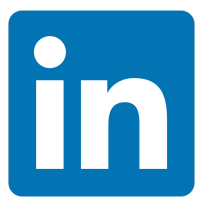 LinkedIn logo icon.