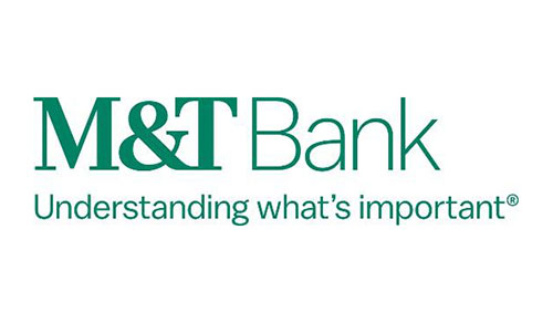 M & T Bank logo.
