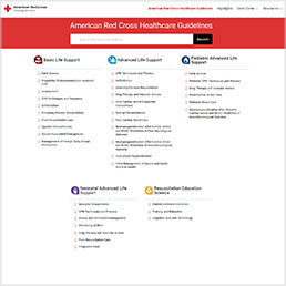 American Red Cross Healthcare Guidelines